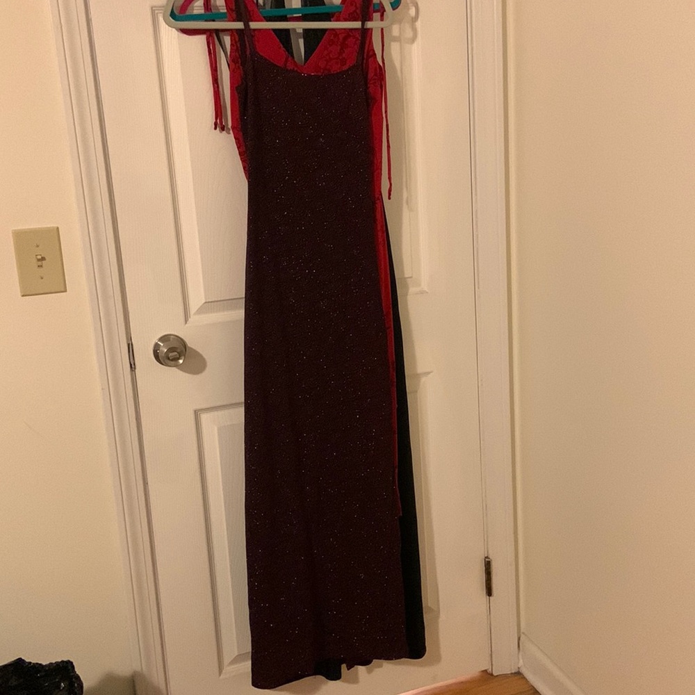 violet sparkle dress